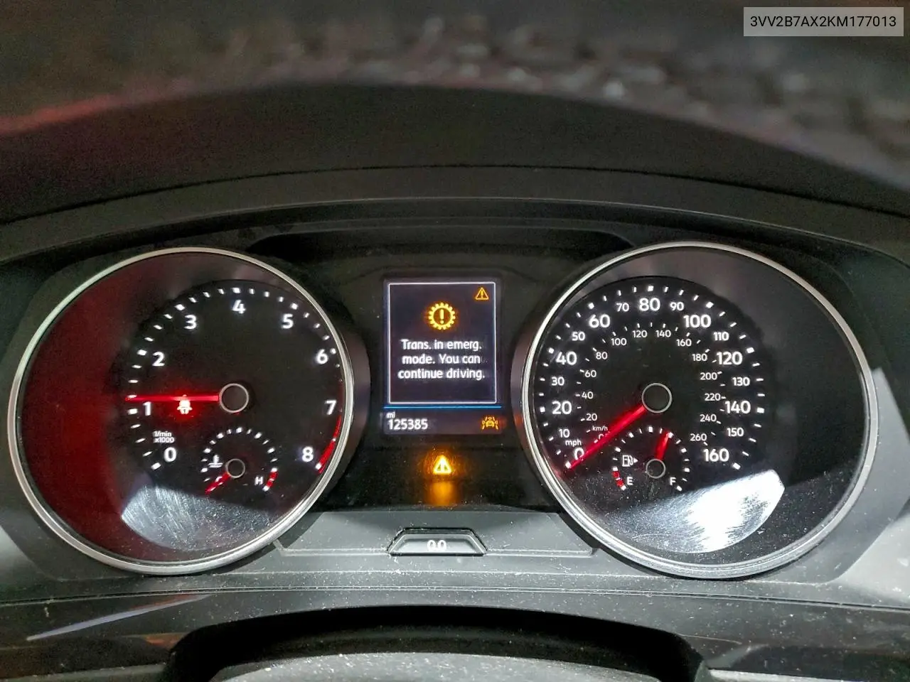 3VV2B7AX2KM177013 2019 Volkswagen Tiguan Se