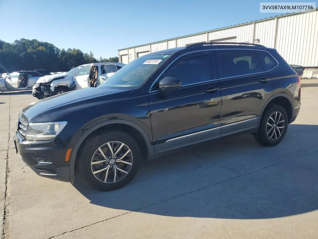 3VV3B7AX9LM107756 2020 Volkswagen Tiguan Se