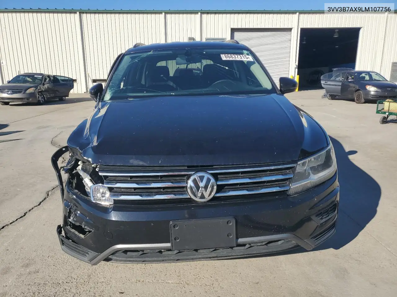 3VV3B7AX9LM107756 2020 Volkswagen Tiguan Se