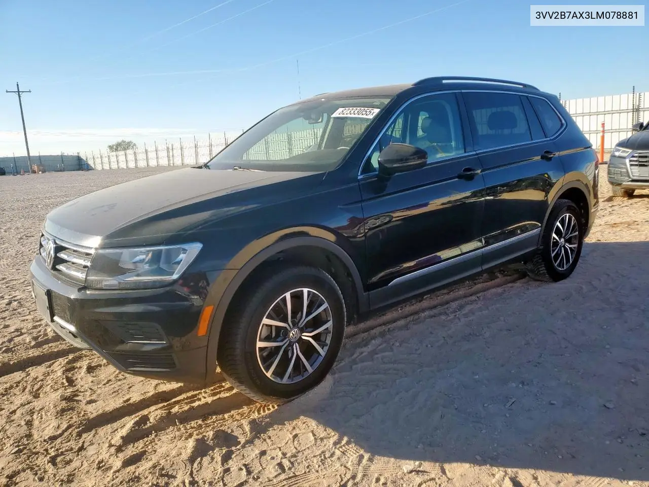 3VV2B7AX3LM078881 2020 Volkswagen Tiguan Se