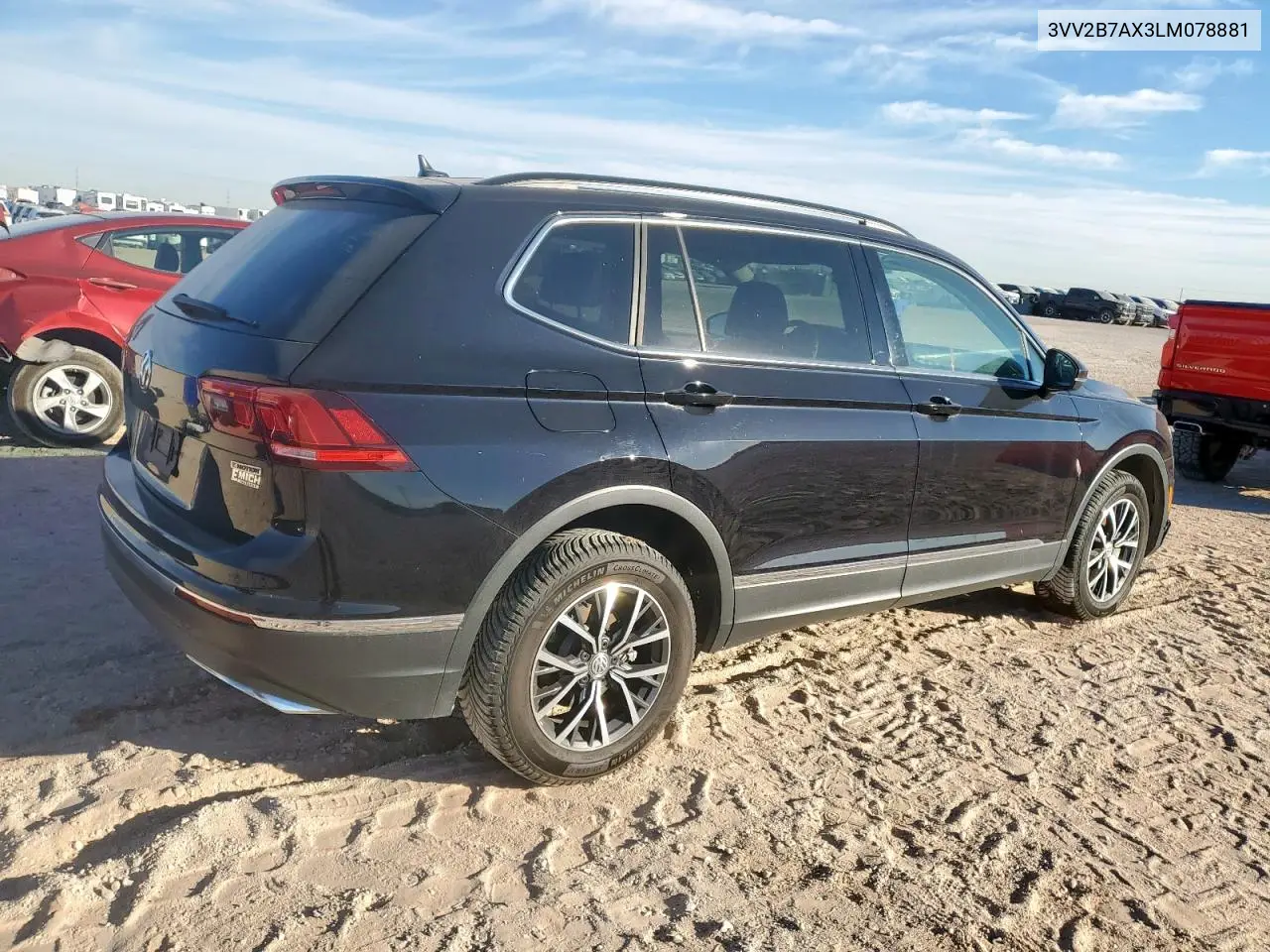 3VV2B7AX3LM078881 2020 Volkswagen Tiguan Se