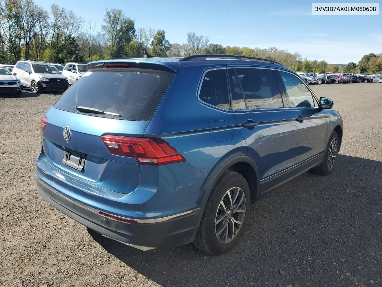 3VV3B7AX0LM080608 2020 Volkswagen Tiguan Se