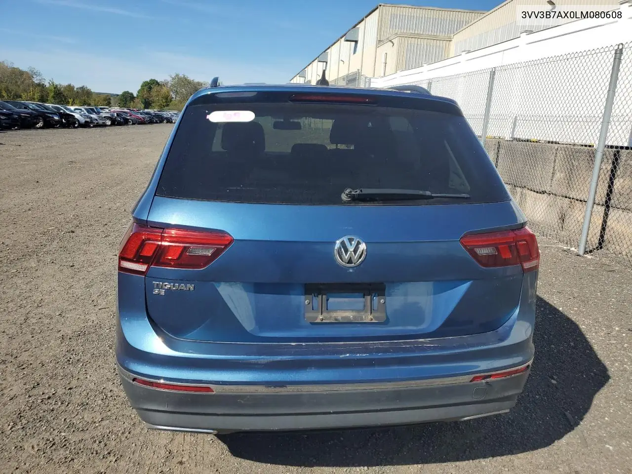 3VV3B7AX0LM080608 2020 Volkswagen Tiguan Se