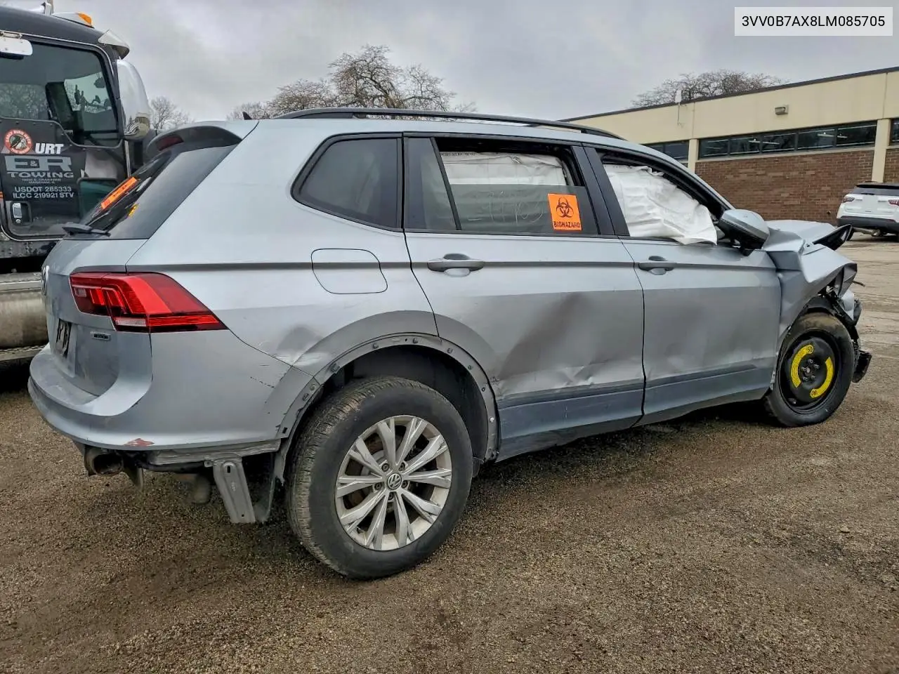 3VV0B7AX8LM085705 2020 Volkswagen Tiguan S