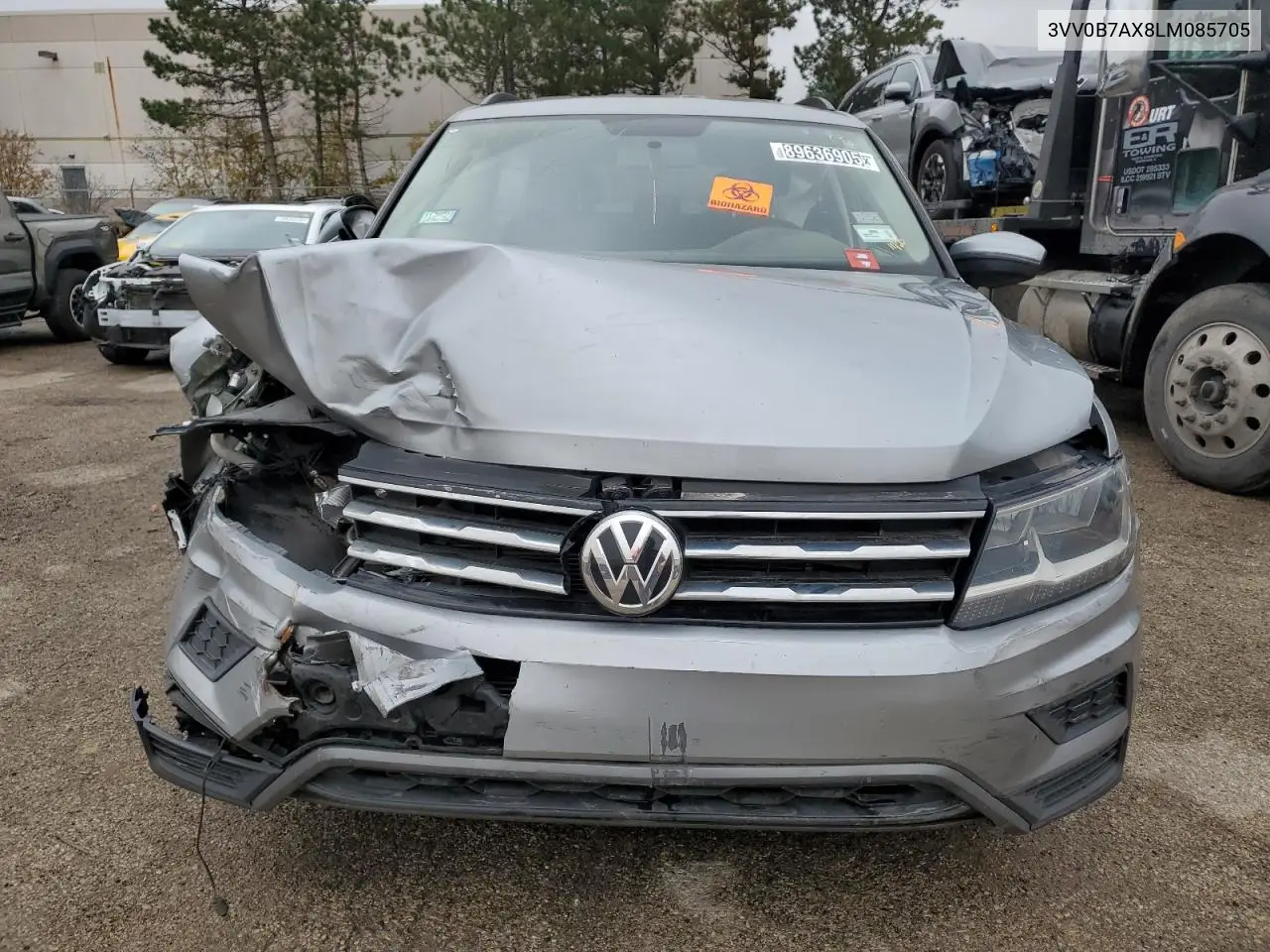 3VV0B7AX8LM085705 2020 Volkswagen Tiguan S
