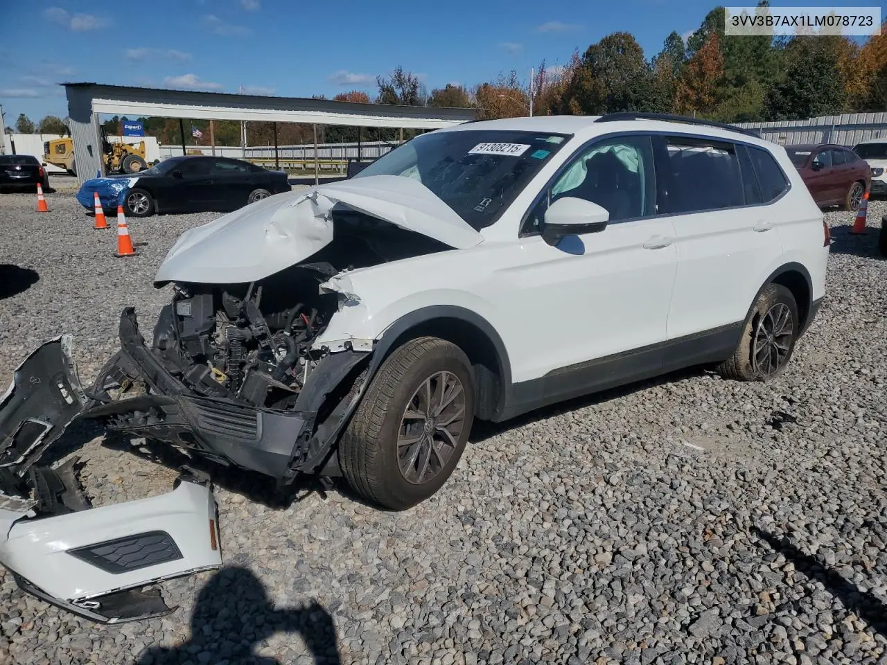 3VV3B7AX1LM078723 2020 Volkswagen Tiguan Se