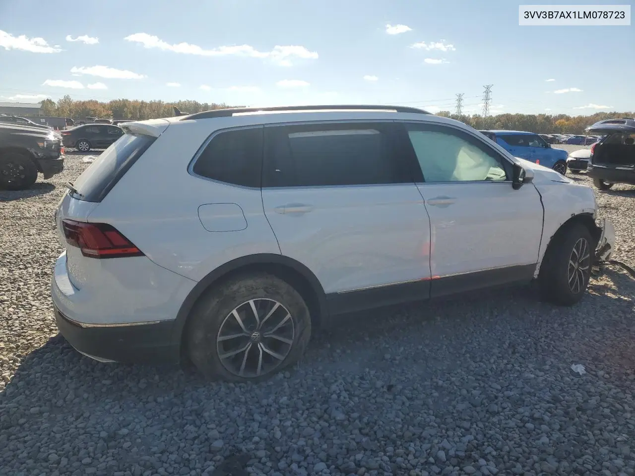 3VV3B7AX1LM078723 2020 Volkswagen Tiguan Se