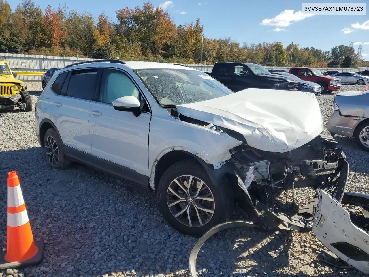 3VV3B7AX1LM078723 2020 Volkswagen Tiguan Se