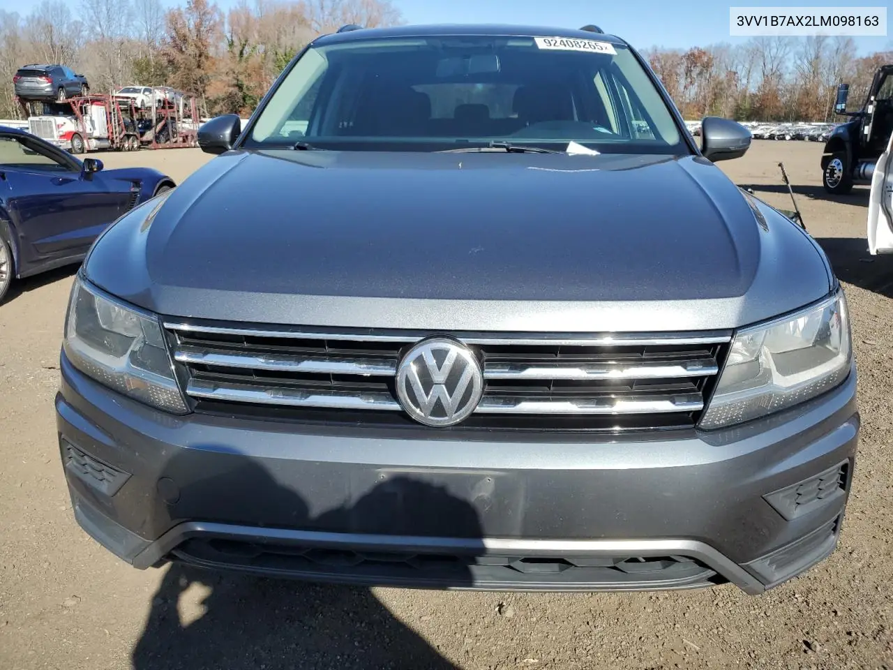 3VV1B7AX2LM098163 2020 Volkswagen Tiguan S