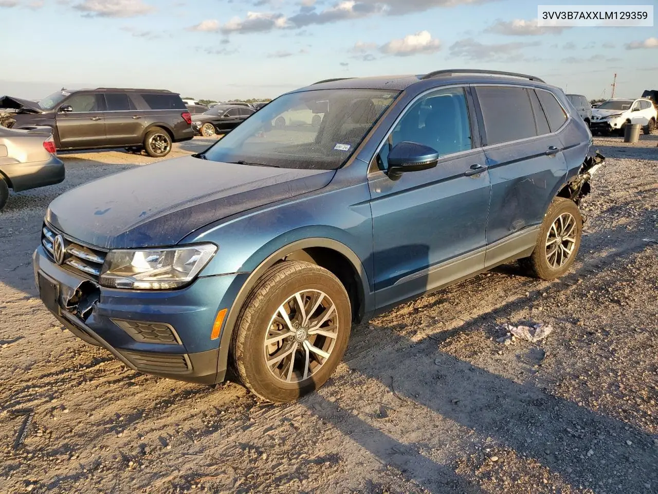 3VV3B7AXXLM129359 2020 Volkswagen Tiguan Se