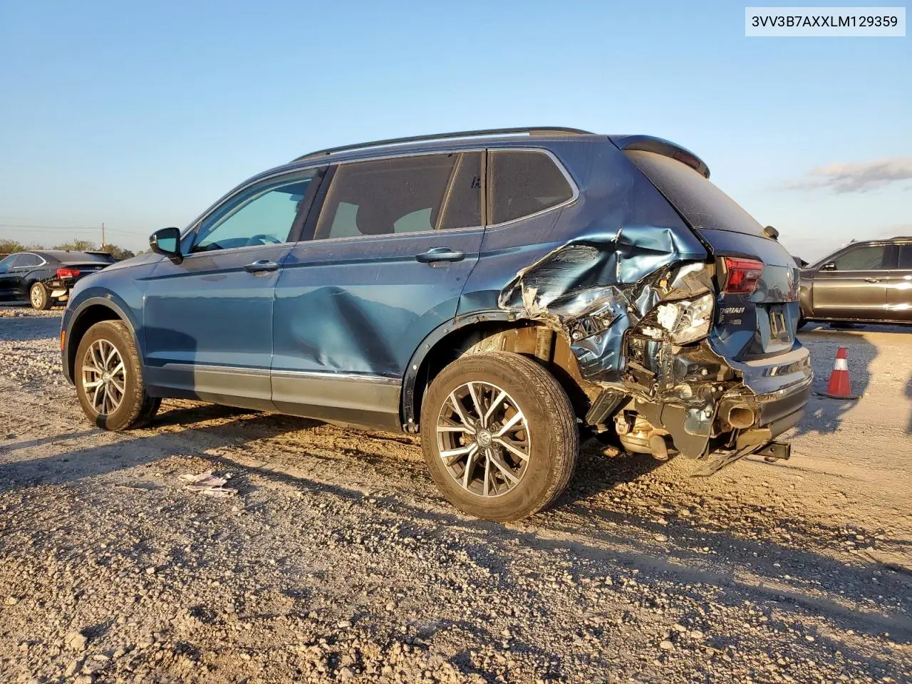 3VV3B7AXXLM129359 2020 Volkswagen Tiguan Se