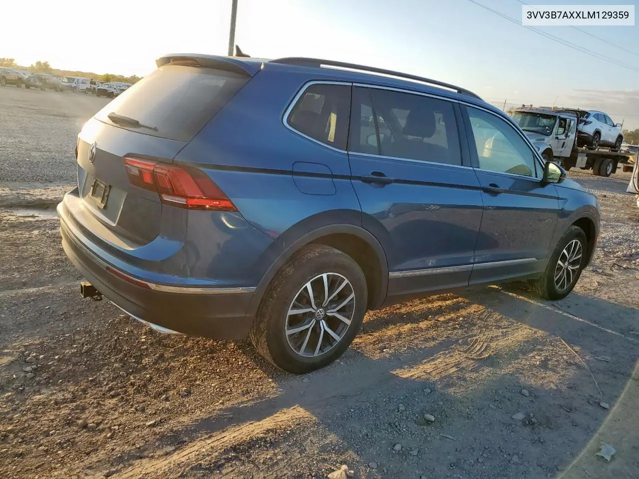 3VV3B7AXXLM129359 2020 Volkswagen Tiguan Se