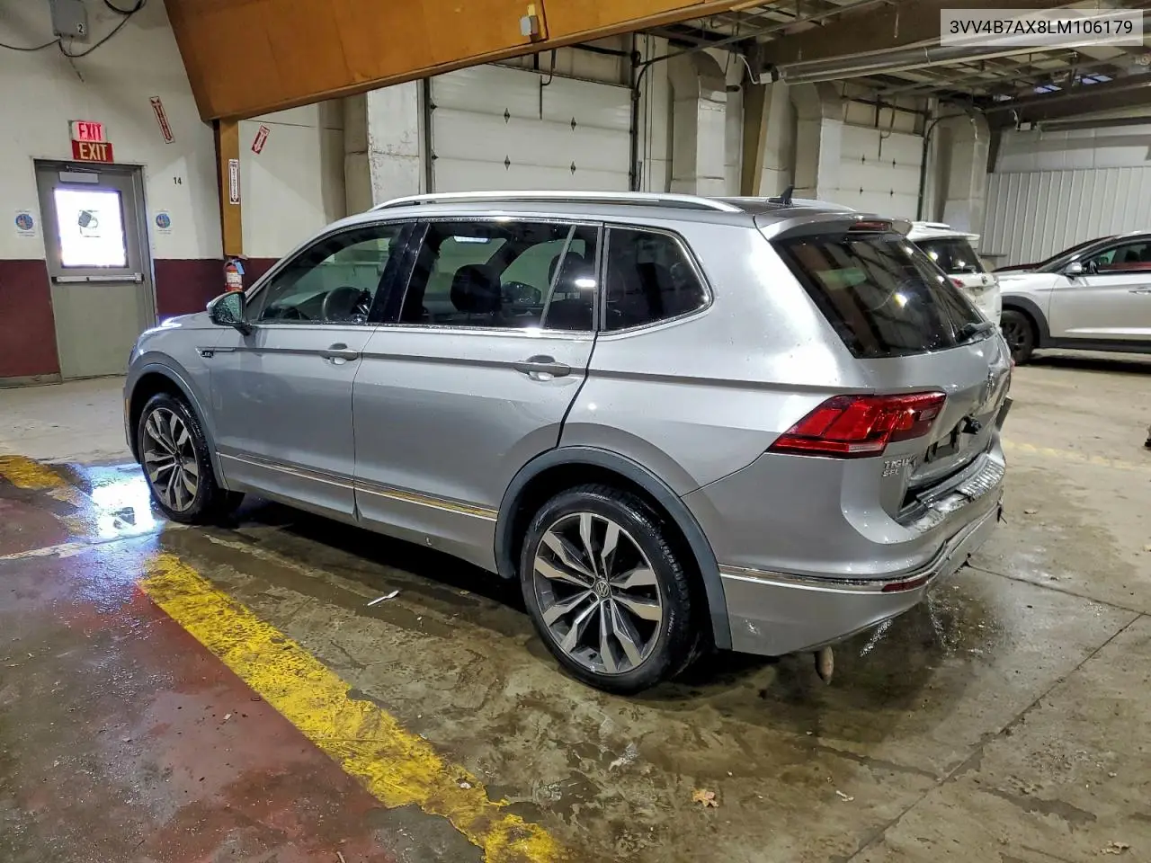 3VV4B7AX8LM106179 2020 Volkswagen Tiguan Sel Premium R-Line