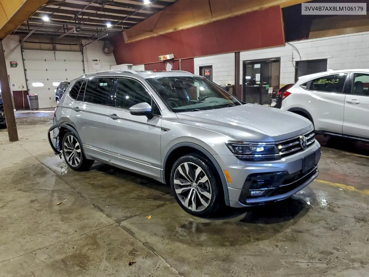 3VV4B7AX8LM106179 2020 Volkswagen Tiguan Sel Premium R-Line