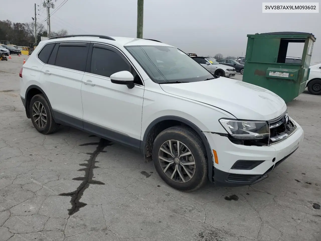 3VV3B7AX9LM093602 2020 Volkswagen Tiguan Se