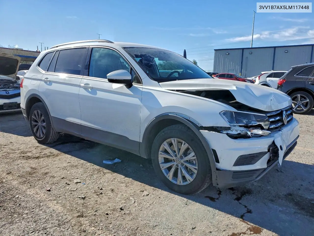 3VV1B7AX5LM117448 2020 Volkswagen Tiguan S