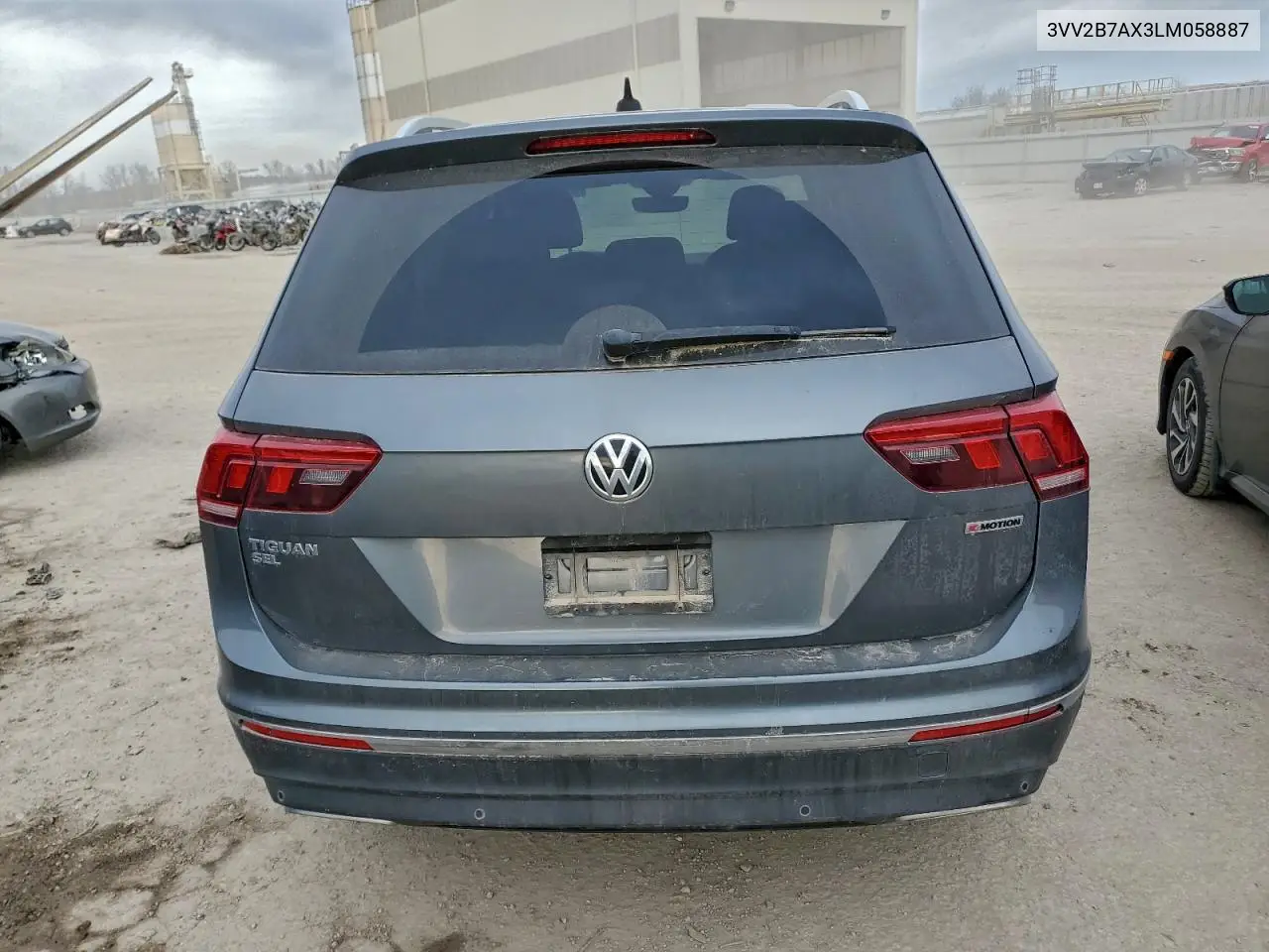 3VV2B7AX3LM058887 2020 Volkswagen Tiguan Se