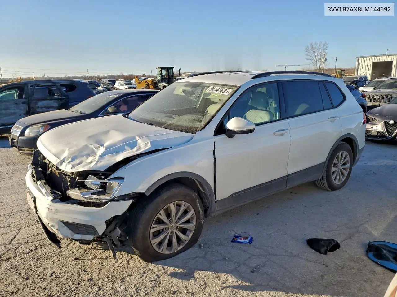 3VV1B7AX8LM144692 2020 Volkswagen Tiguan S
