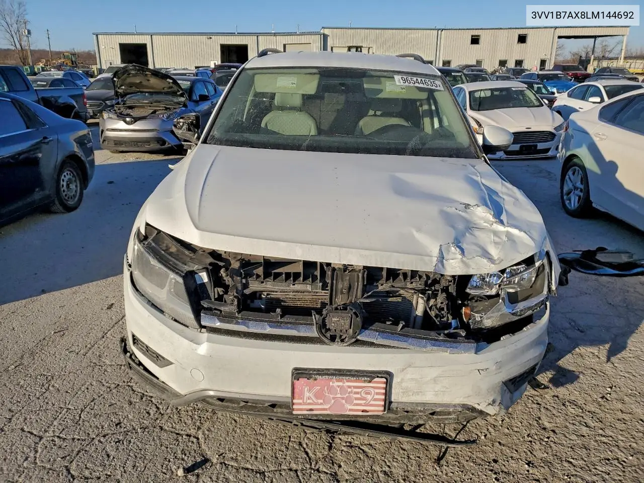3VV1B7AX8LM144692 2020 Volkswagen Tiguan S