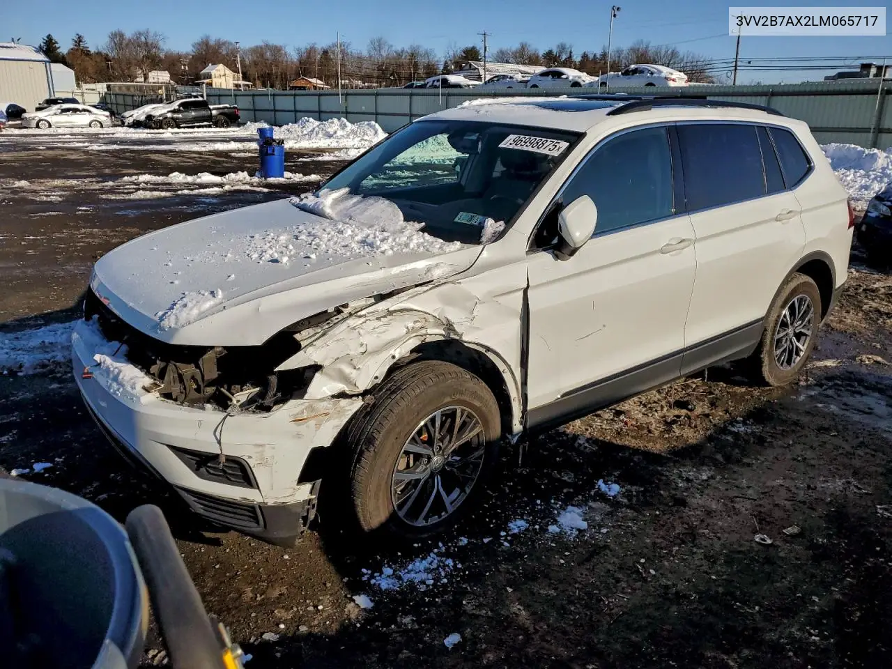 3VV2B7AX2LM065717 2020 Volkswagen Tiguan Se