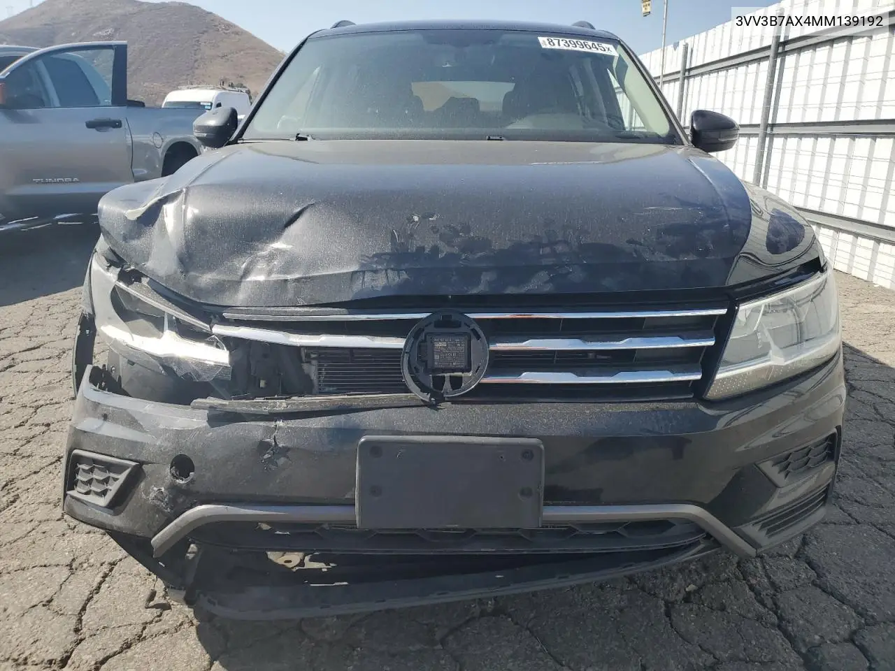 3VV3B7AX4MM139192 2021 Volkswagen Tiguan Se