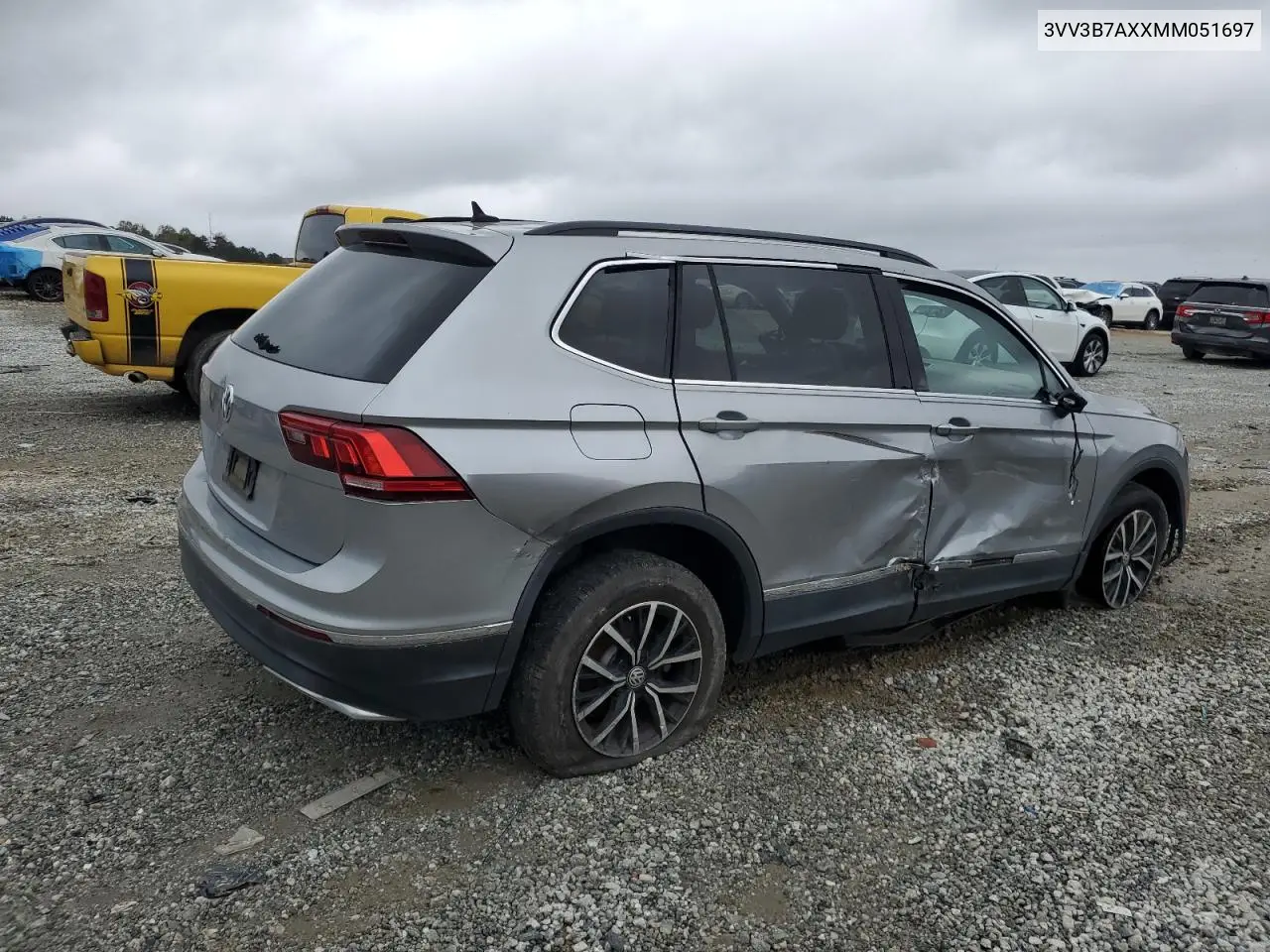 3VV3B7AXXMM051697 2021 Volkswagen Tiguan Se