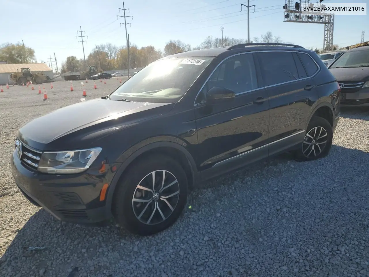 3VV2B7AXXMM121016 2021 Volkswagen Tiguan Se