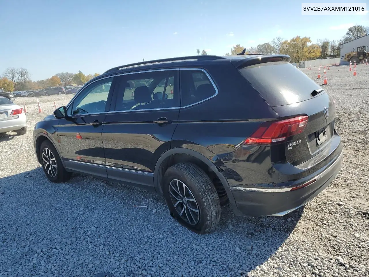 3VV2B7AXXMM121016 2021 Volkswagen Tiguan Se