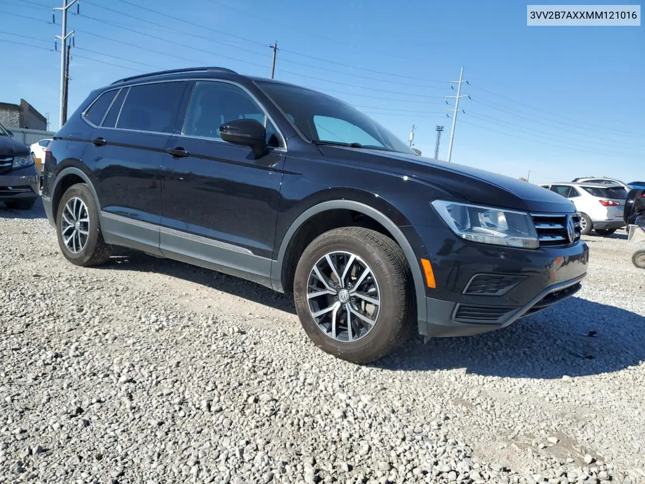 3VV2B7AXXMM121016 2021 Volkswagen Tiguan Se