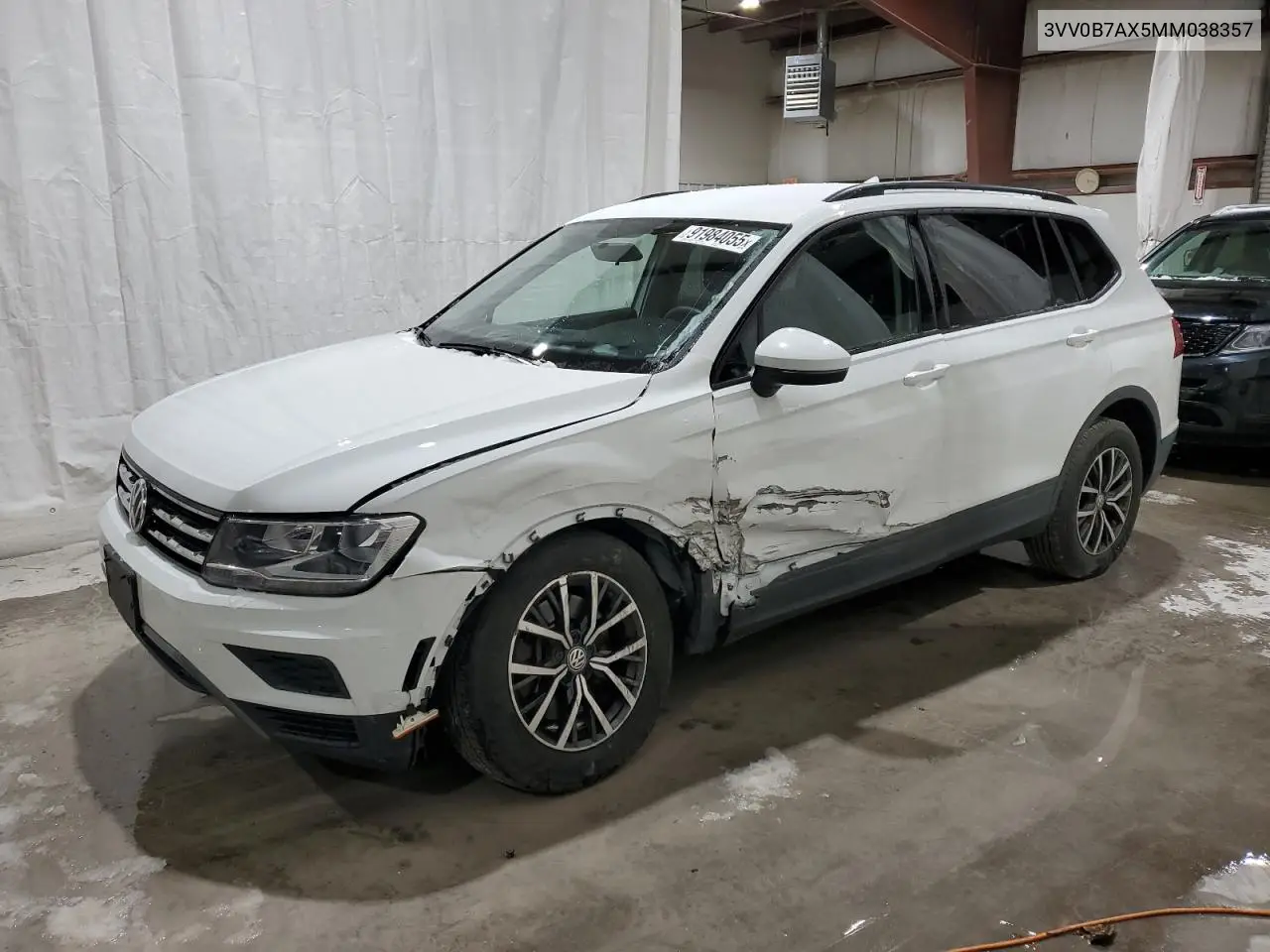 3VV0B7AX5MM038357 2021 Volkswagen Tiguan S