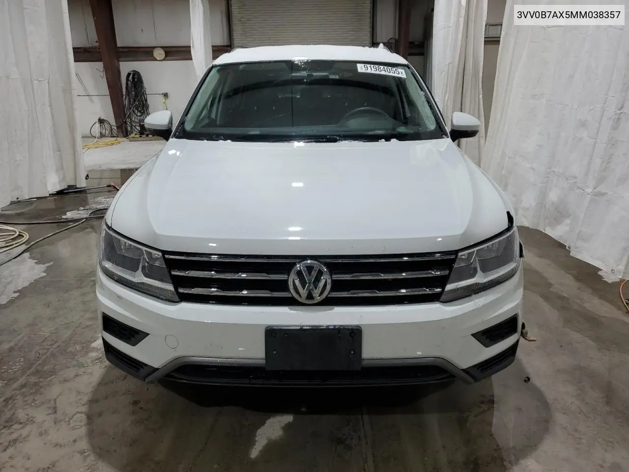 3VV0B7AX5MM038357 2021 Volkswagen Tiguan S