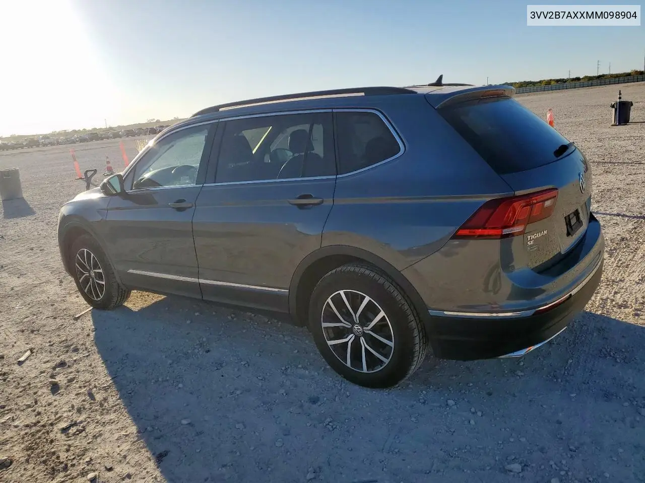 3VV2B7AXXMM098904 2021 Volkswagen Tiguan Se