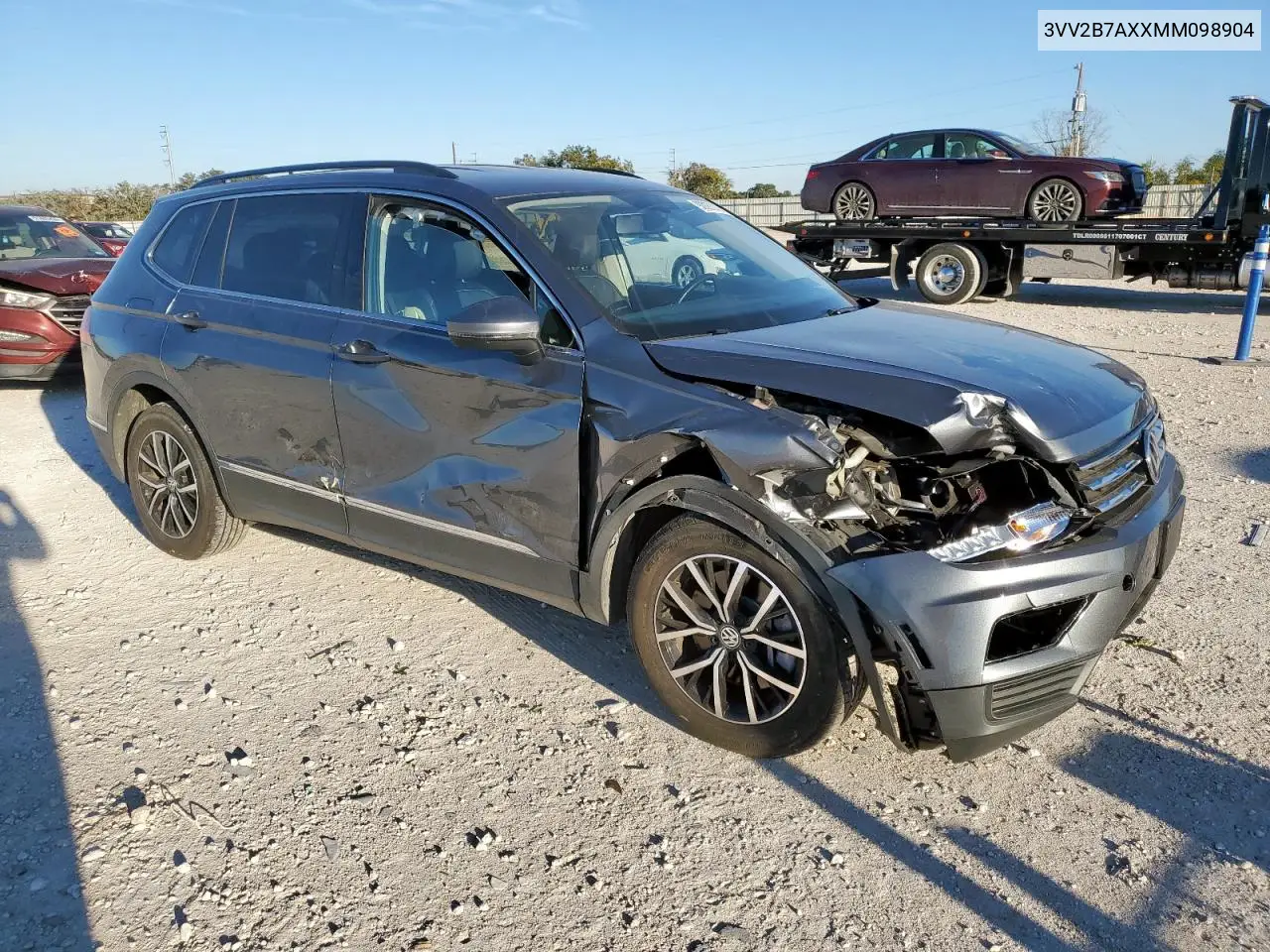 3VV2B7AXXMM098904 2021 Volkswagen Tiguan Se