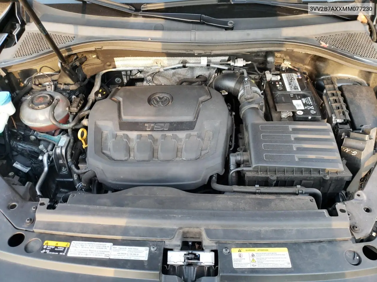 3VV2B7AXXMM077230 2021 Volkswagen Tiguan Se