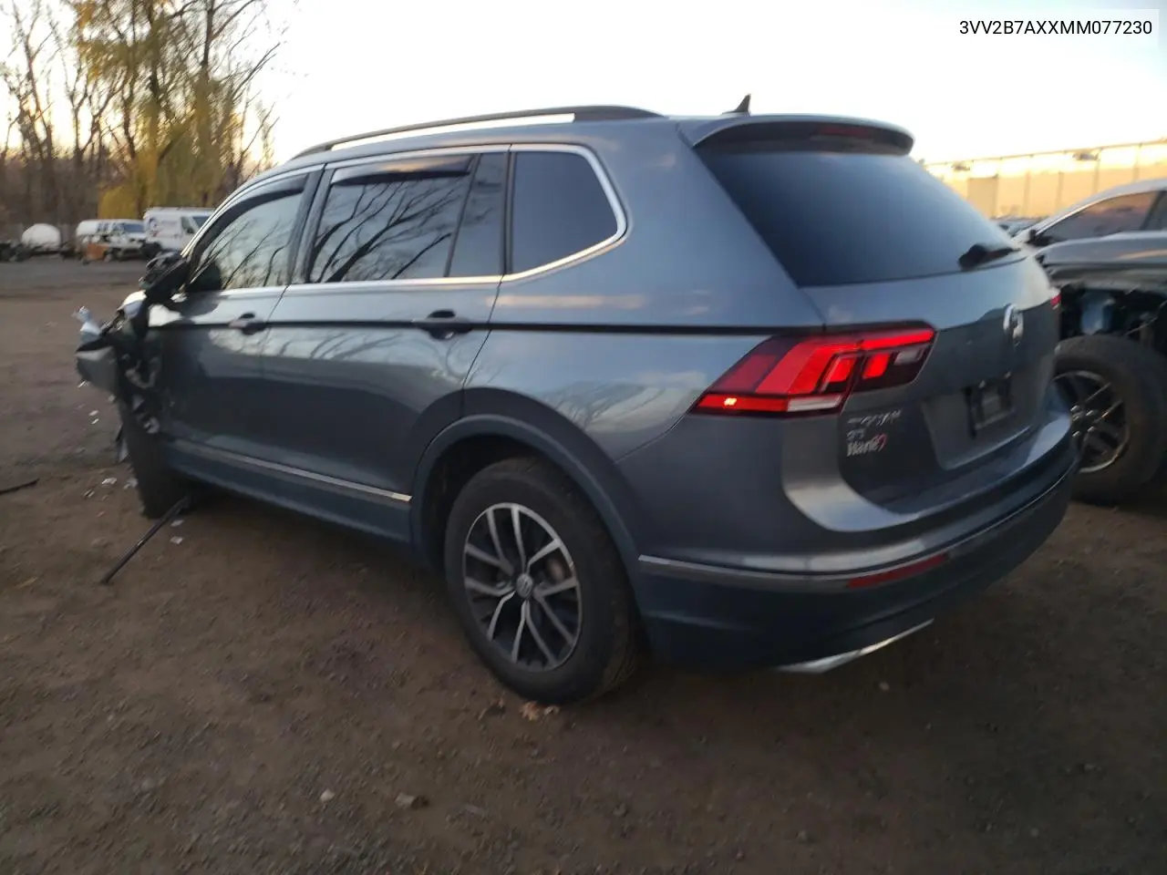 3VV2B7AXXMM077230 2021 Volkswagen Tiguan Se