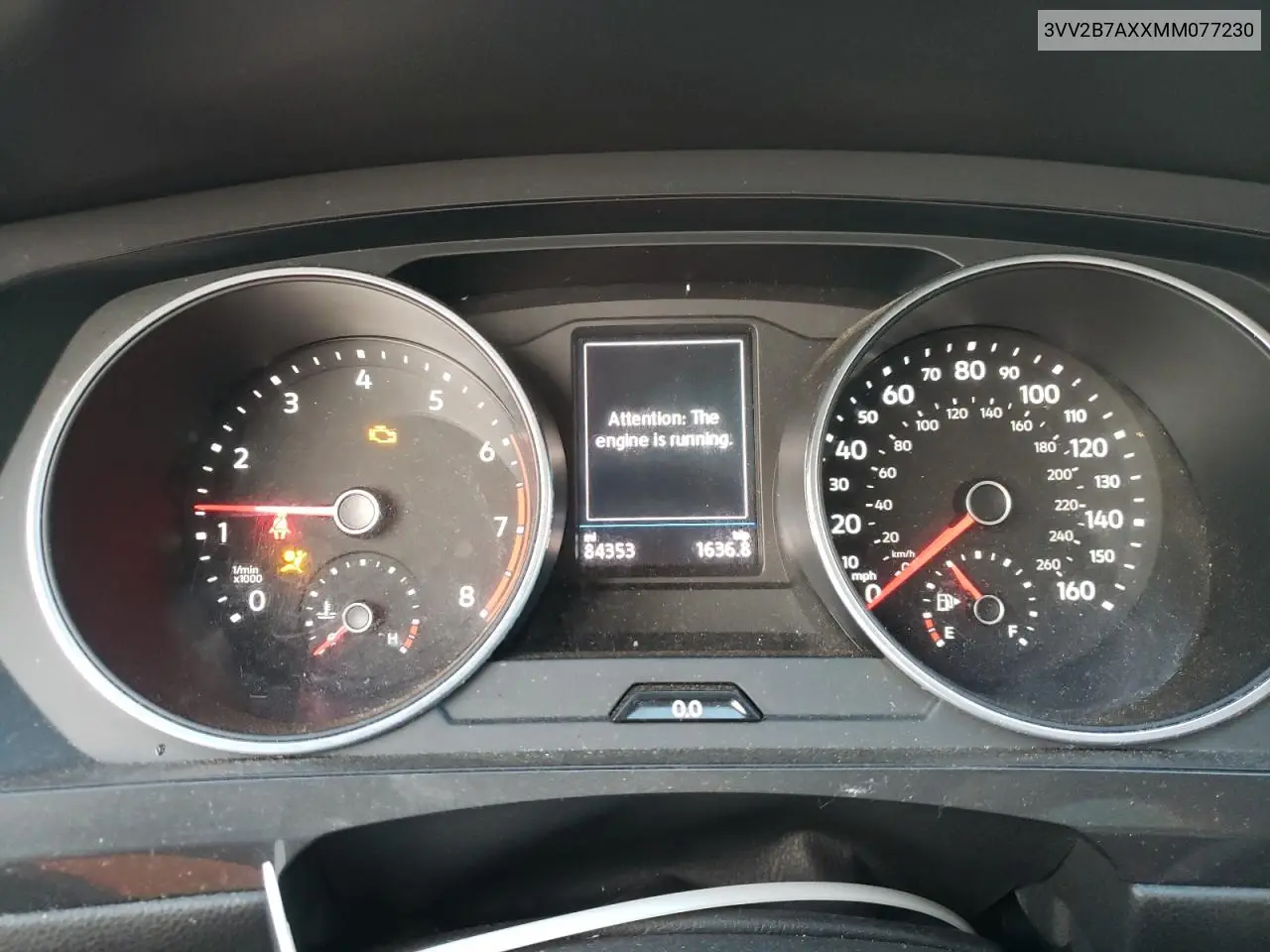 3VV2B7AXXMM077230 2021 Volkswagen Tiguan Se