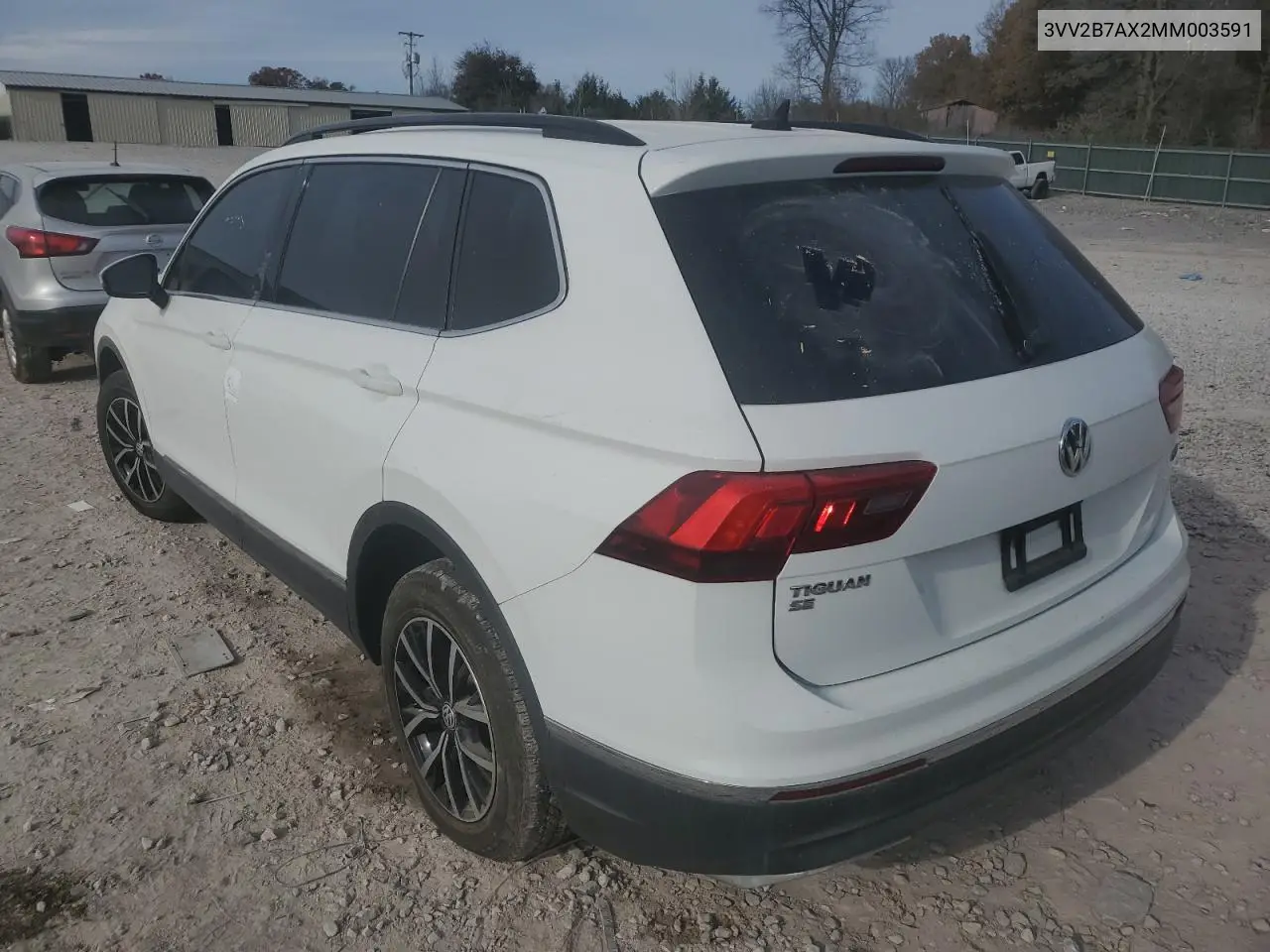 3VV2B7AX2MM003591 2021 Volkswagen Tiguan Se