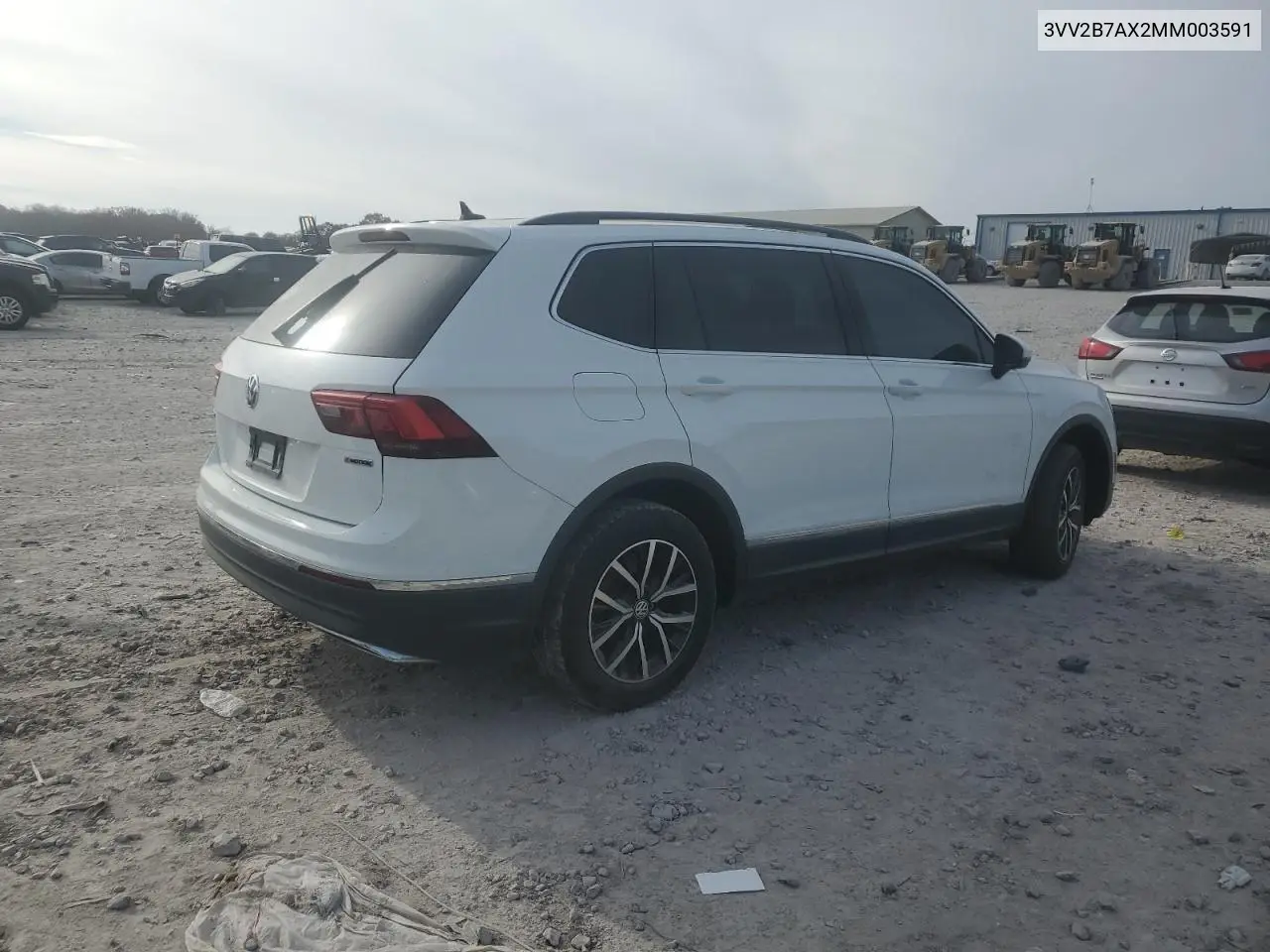 3VV2B7AX2MM003591 2021 Volkswagen Tiguan Se