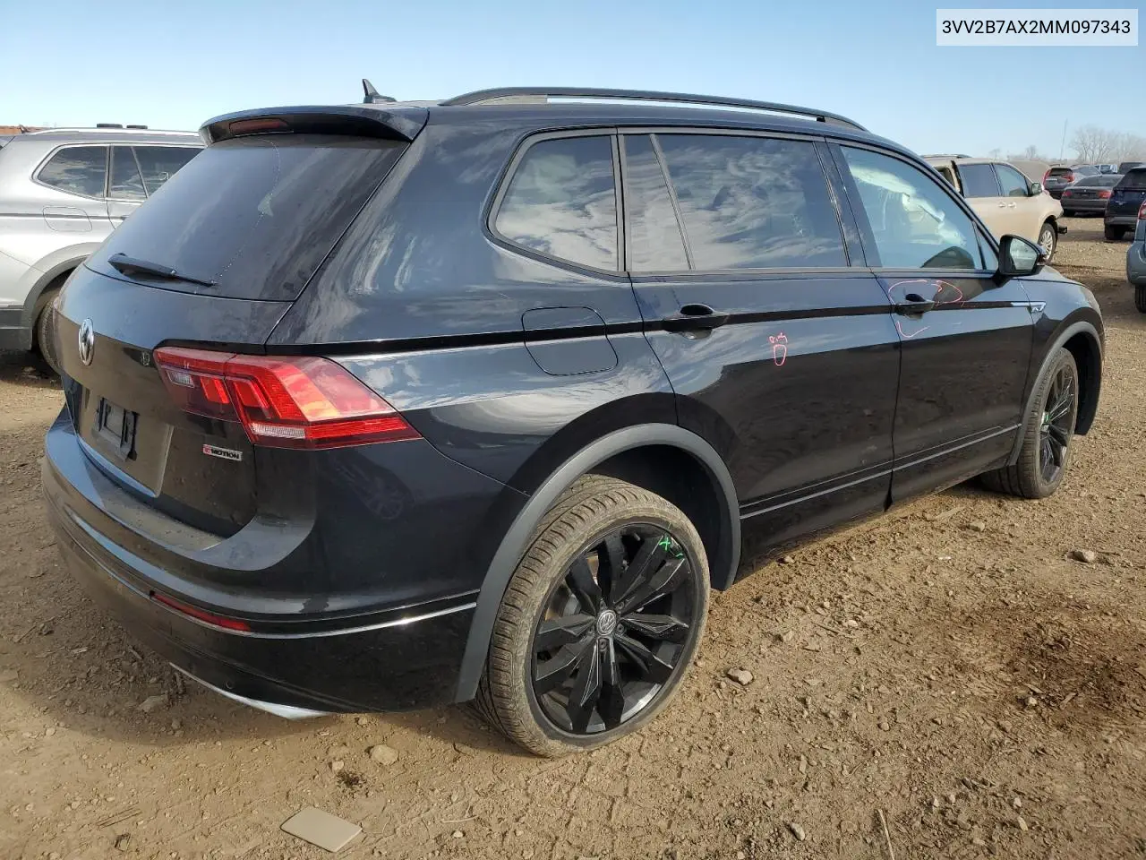 3VV2B7AX2MM097343 2021 Volkswagen Tiguan Se