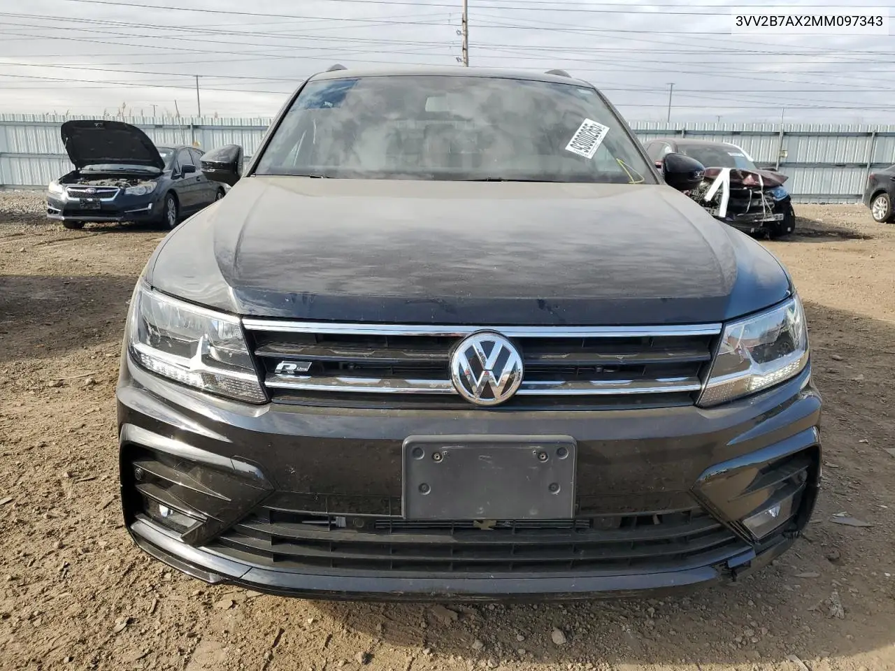 3VV2B7AX2MM097343 2021 Volkswagen Tiguan Se