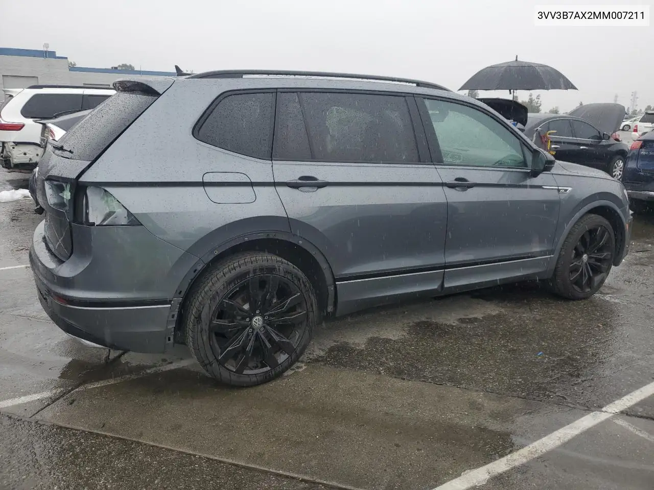 3VV3B7AX2MM007211 2021 Volkswagen Tiguan Se