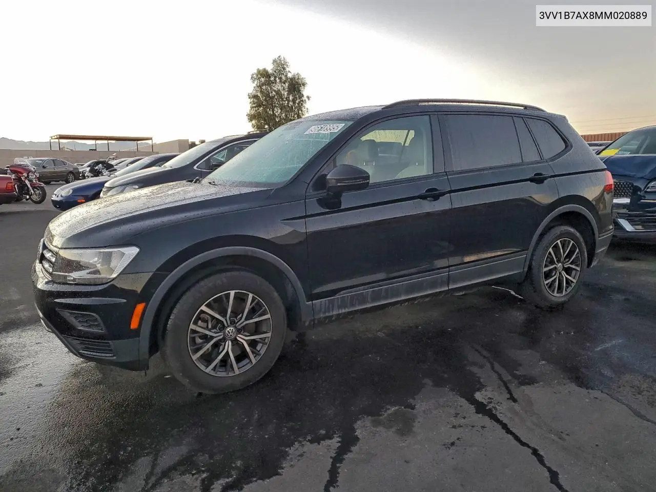 3VV1B7AX8MM020889 2021 Volkswagen Tiguan S