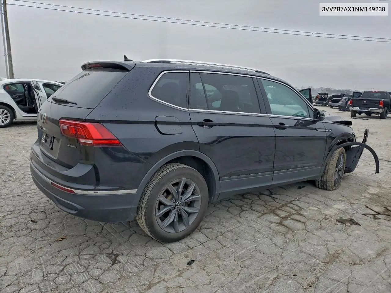 3VV2B7AX1NM149238 2022 Volkswagen Tiguan Se