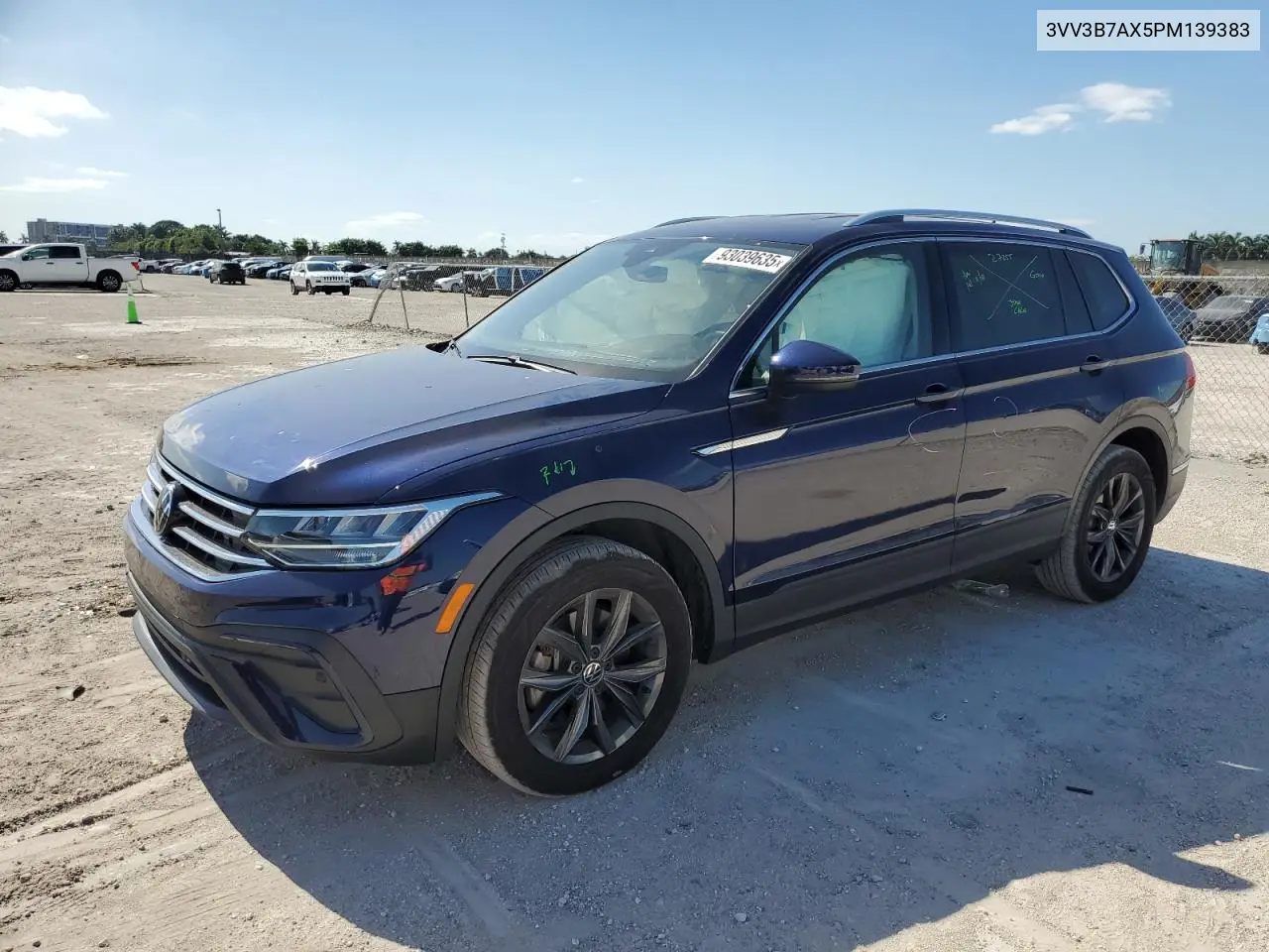 3VV3B7AX5PM139383 2023 Volkswagen Tiguan Se