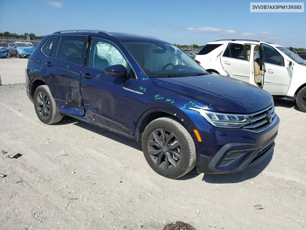 3VV3B7AX5PM139383 2023 Volkswagen Tiguan Se