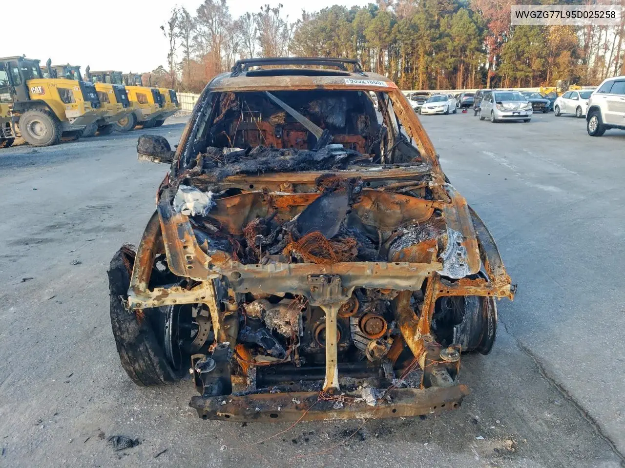 WVGZG77L95D025258 2005 Volkswagen Touareg 3.2