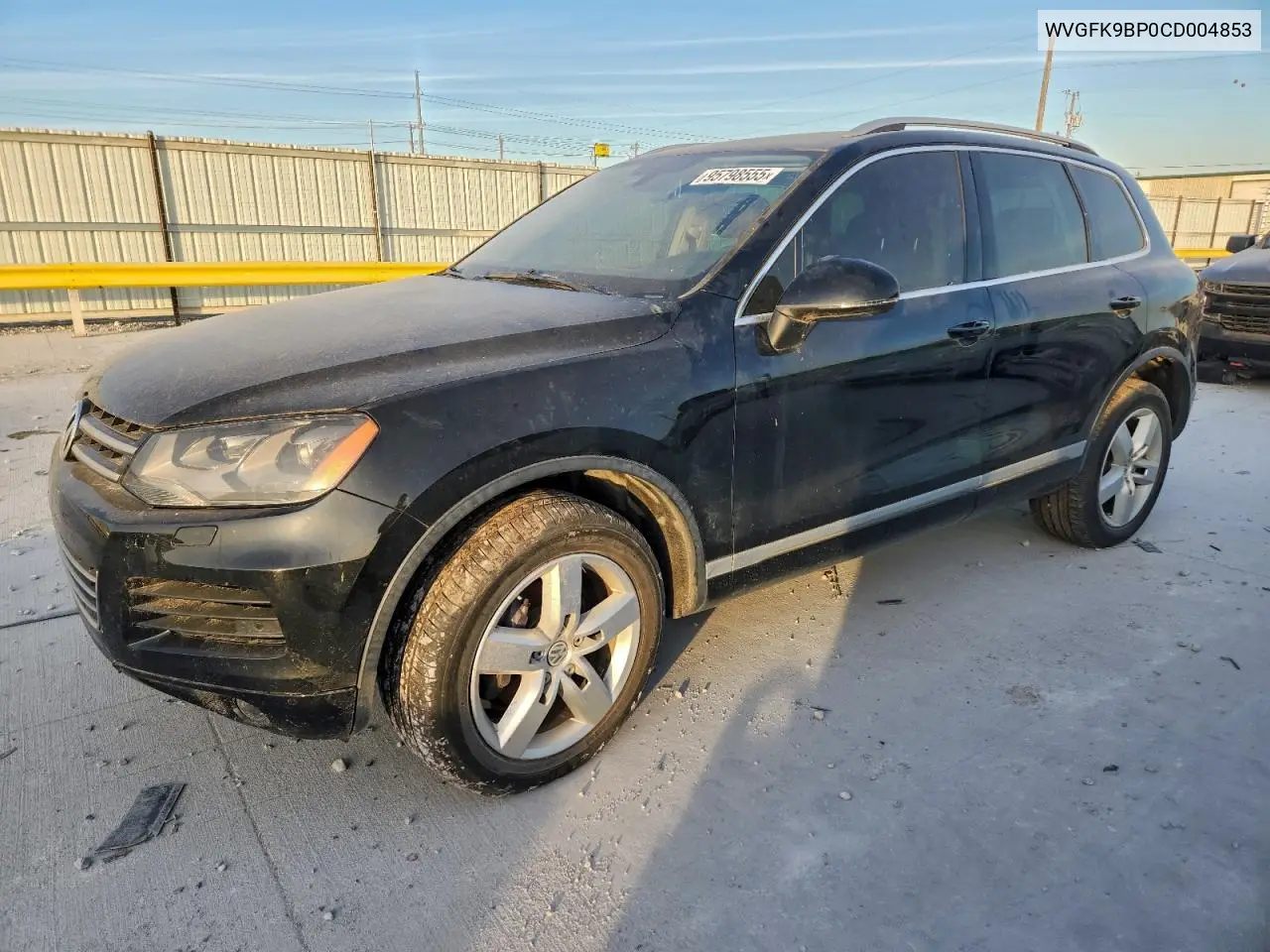 WVGFK9BP0CD004853 2012 Volkswagen Touareg V6 Tdi
