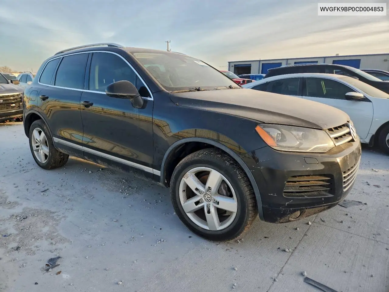 WVGFK9BP0CD004853 2012 Volkswagen Touareg V6 Tdi