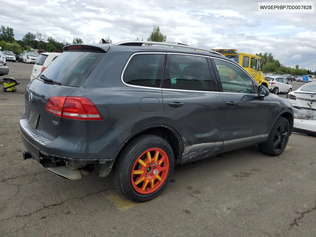 WVGEP9BP7DD007828 2013 Volkswagen Touareg V6 Tdi