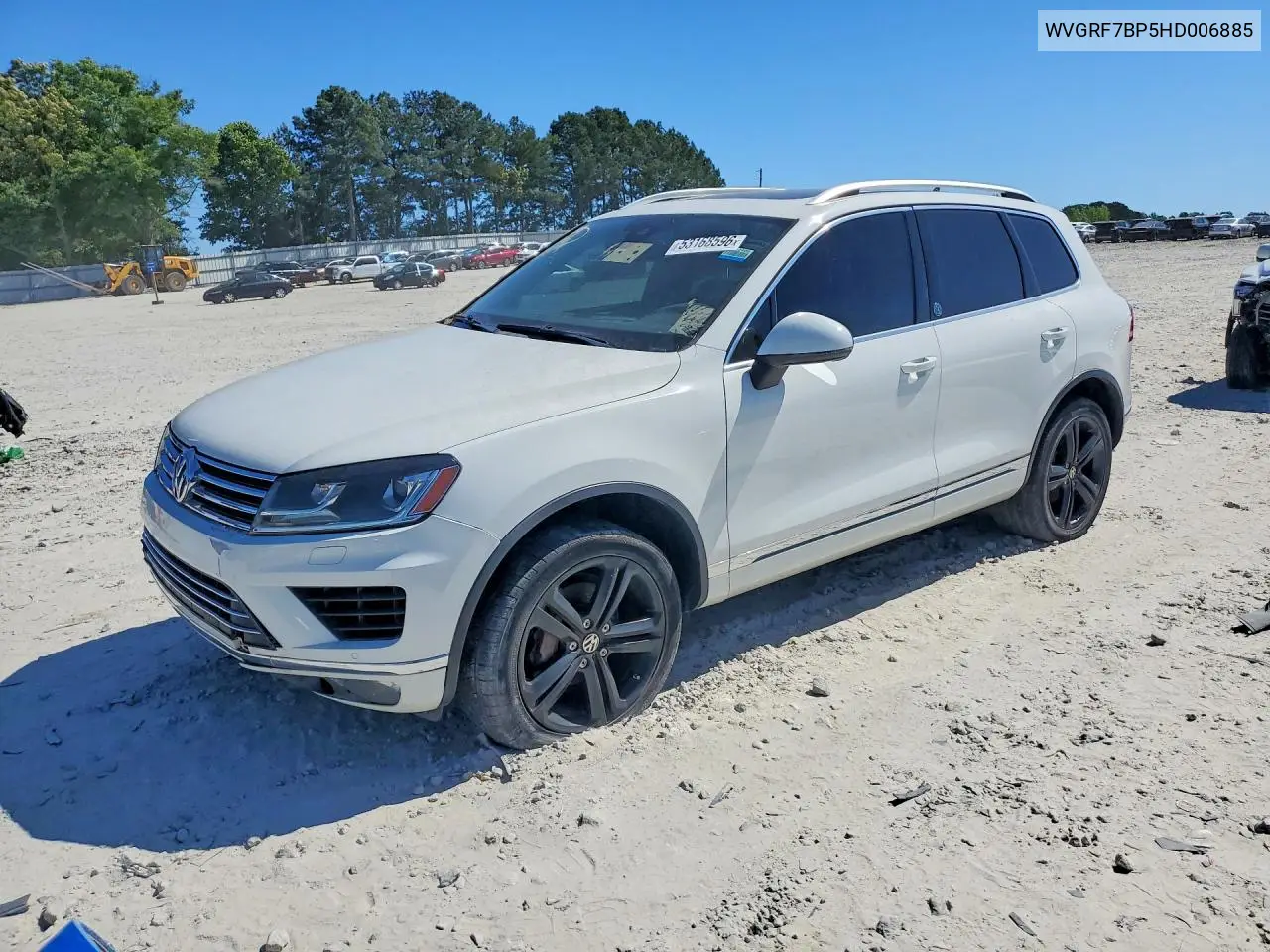 WVGRF7BP5HD006885 2017 Volkswagen Touareg Wolfsburg